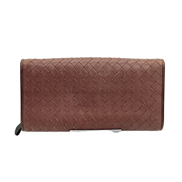 Bottega Veneta Pink Nappa Intrecciato Continental Flap Wallet*COA*FULL INCLUSION - Picture 2 of 12